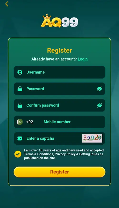 aq999-game-register