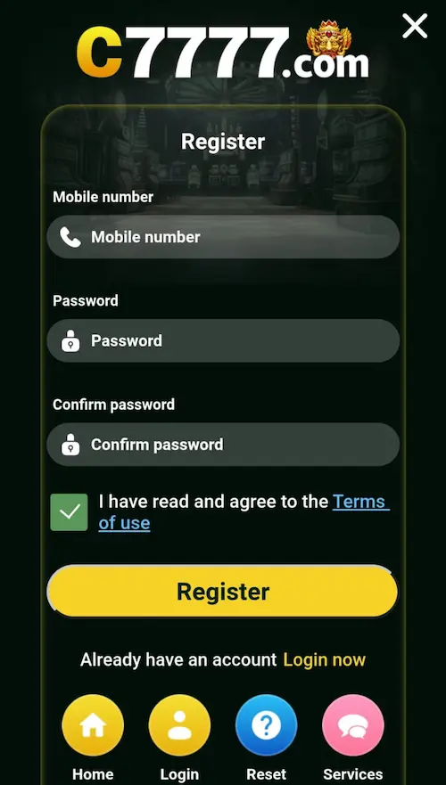 C7777 Game Register