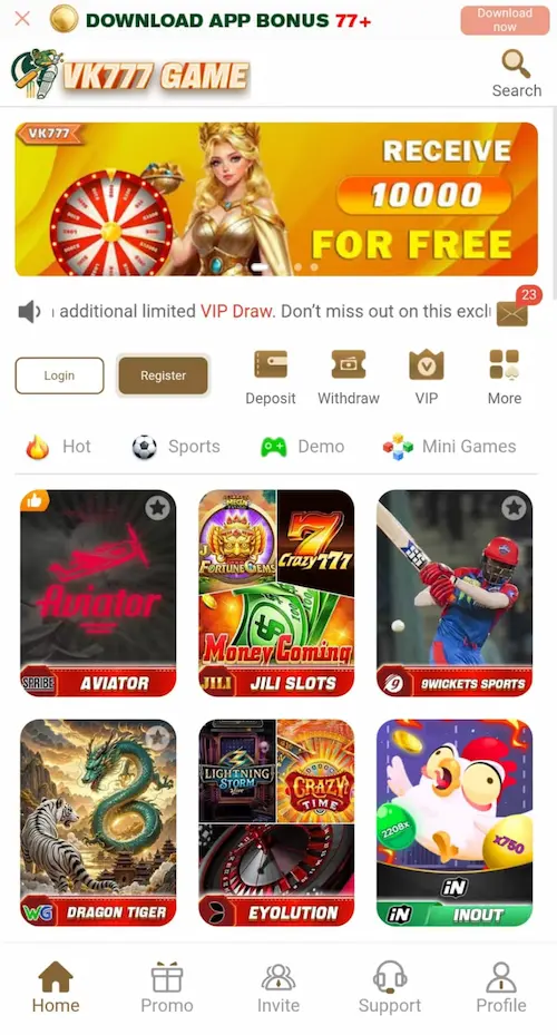 vk777 game apk
