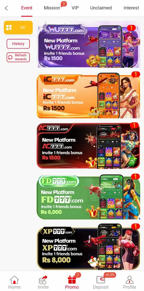 x777 game promotions